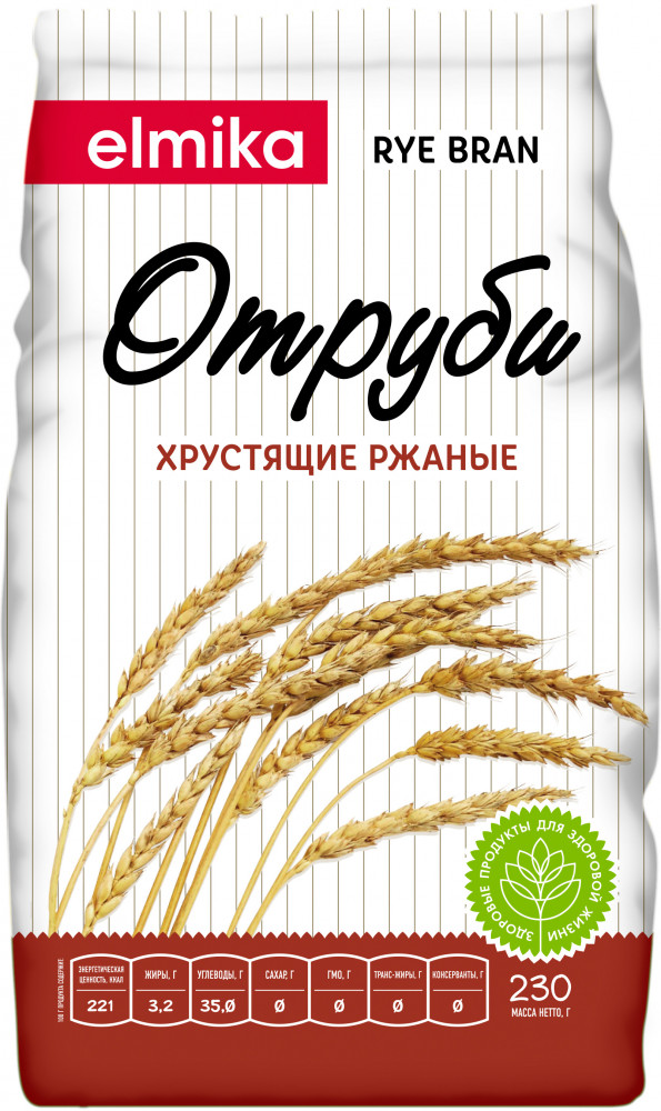 Отруби хрустящие ржаные | Elmika