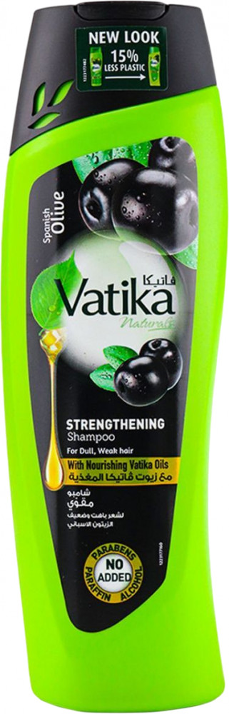 Шампунь для волос укрепляющий с испанской оливой | Vatika Naturals