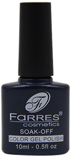 Гель-лак для ногтей, оттенок 094 Баклажановый пастельный | Color Gel Polish | Farres