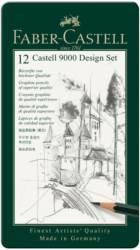 Набор чернографитных карандашей | Castel 9000 | Faber-Castell