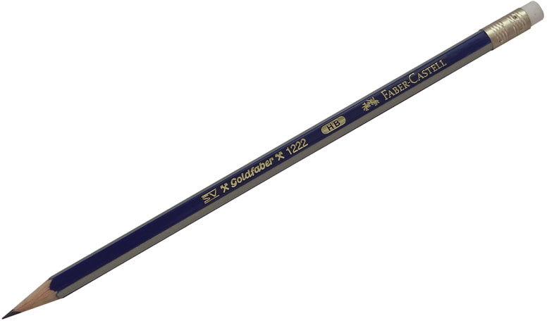 Карандаш чернографитный с ластиком | Goldfaber | Faber-Castell