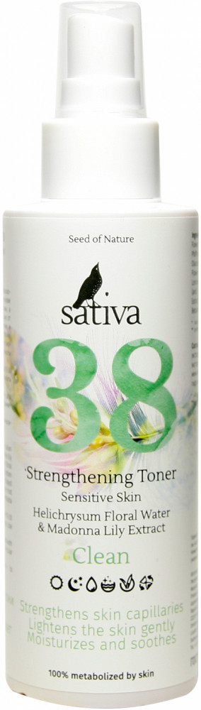 Тоник для лица укрепляющий №38 | Clean | Sativa