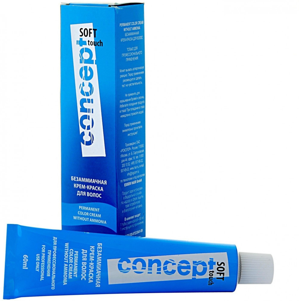 Крем-краска для волос безаммиачная, оттенок 6.75 Коричнево-красный | Soft Touch | Concept