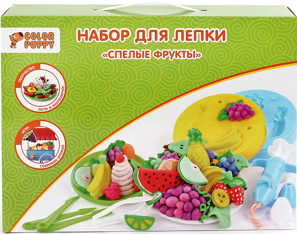 Набор для лепки «Спелые фрукты» | Color Puppy