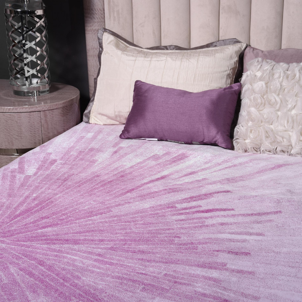 Покрывало махровое «Flash viola» | Cleanelly
