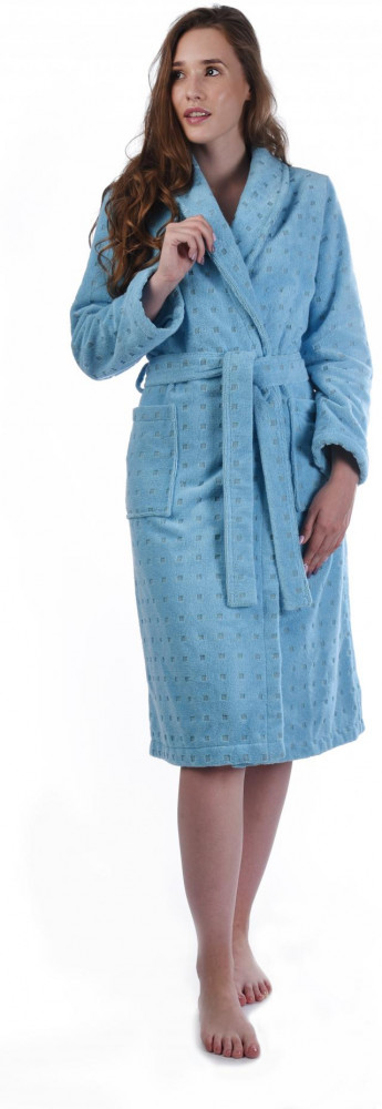 Халат махровый женский | Velo blu | Cleanelly