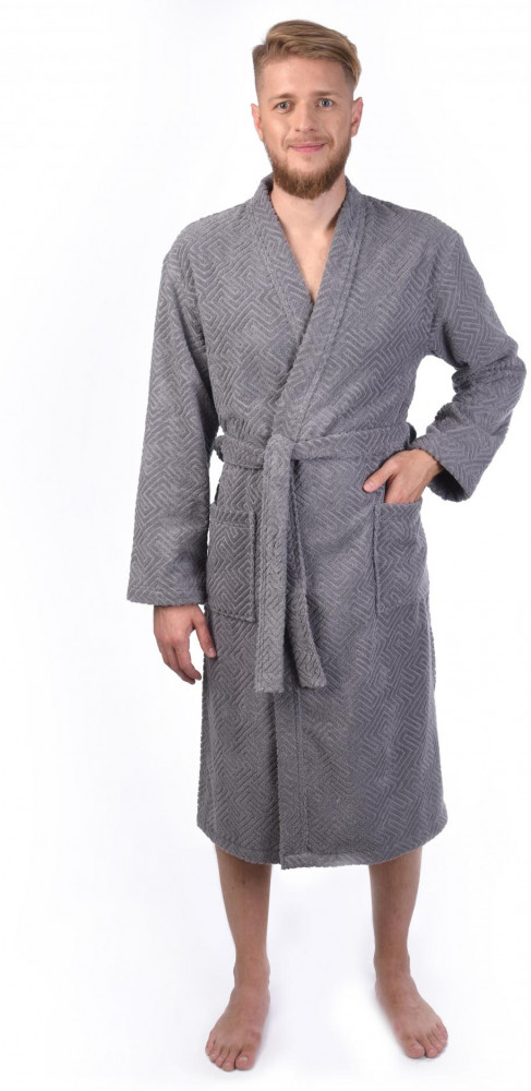 Халат махровый мужской | Canale del fiume | Cleanelly