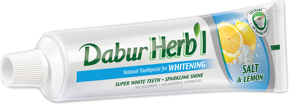 Зубная паста с солью и лимоном | Dabur