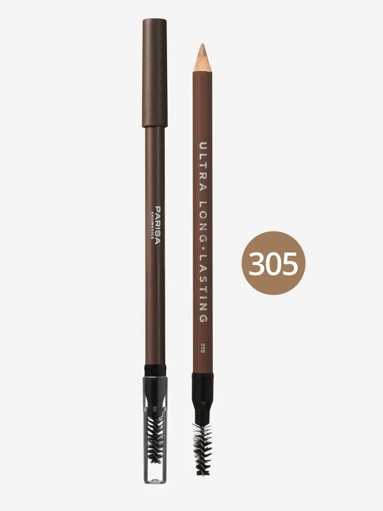 Карандаш для бровей, оттенок 305 Коричневый светлый | Parisa Cosmetics