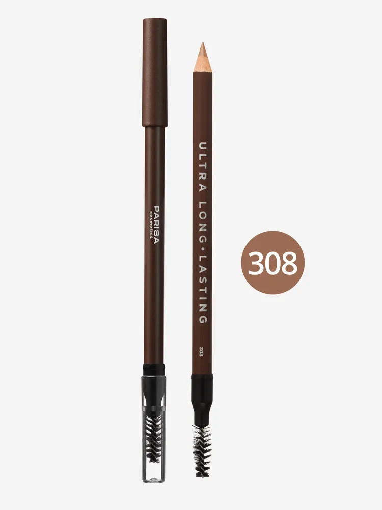 Карандаш для бровей, оттенок 308 Бежевый | Parisa Cosmetics