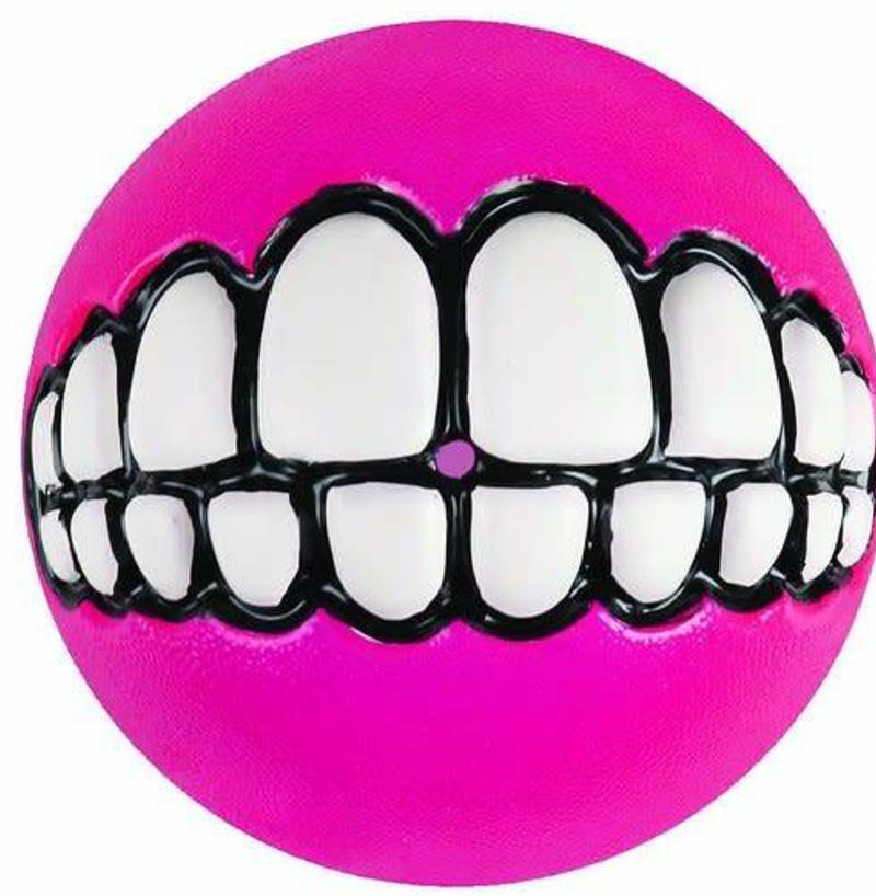 Мяч для щенков с отверстием для лакомств «Зубы» | Grinz ball | Rogz