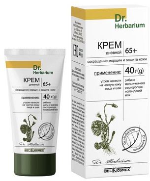 Крем дневной для лица сокращающий морщины | Dr. Herbarium | Belkosmex