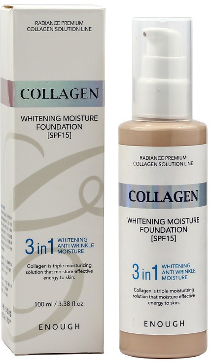 Крем тональный для лица с коллагеном, оттенок 21 | Enough