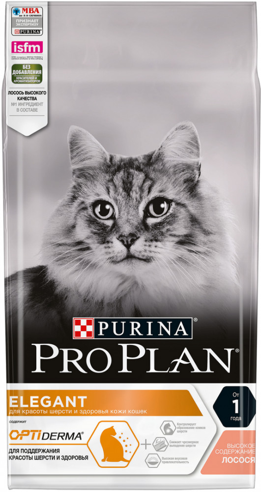 Корм сухой для кошек с лососем | Purina Pro Plan