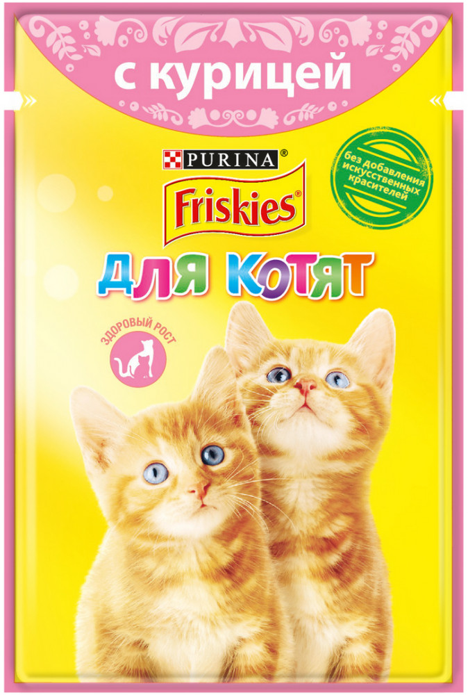Корм влажный для котят с курицей | Friskies