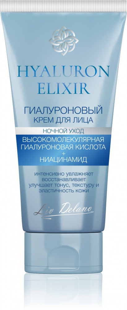 Крем для лица ночной | Hyaluron Elixir | Liv Delano