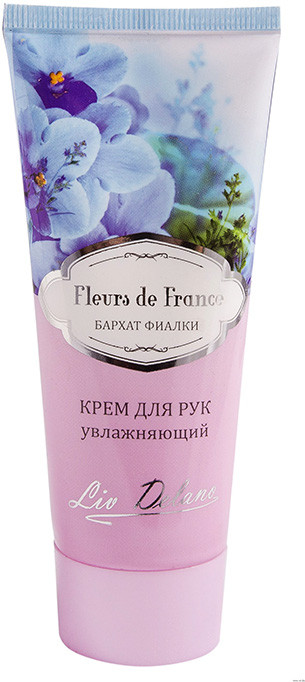 Крем для рук увлажняющий «Бархат фиалки» | Fleurs de France | Liv Delano