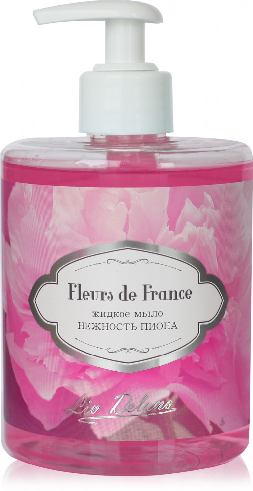 Мыло для рук жидкое «Нежность пиона» | Fleurs de France | Liv Delano