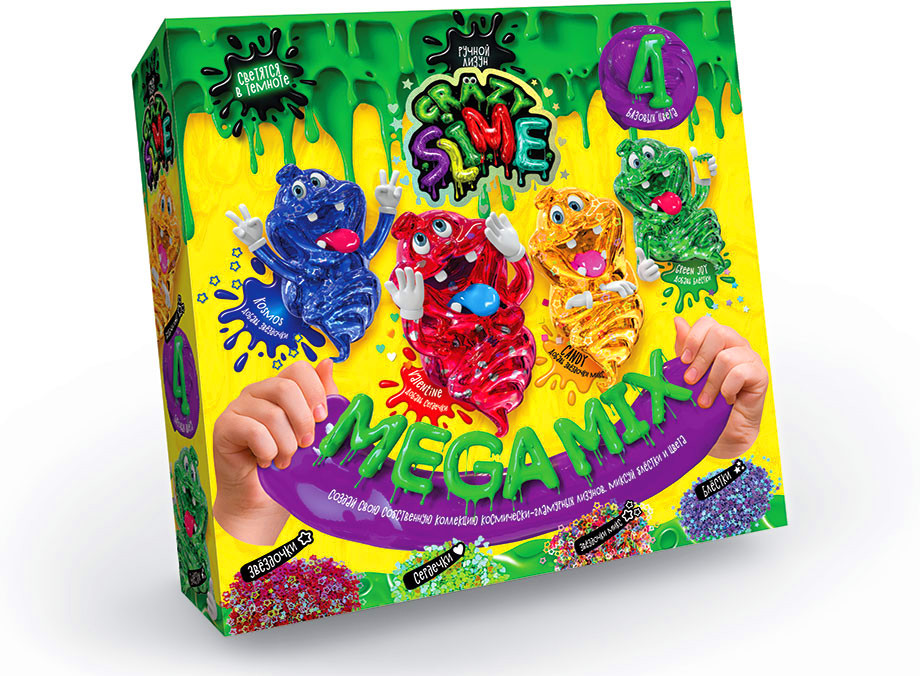 Набор для проведения опытов «Crazy Slime Mega Mix» | Danko Toys