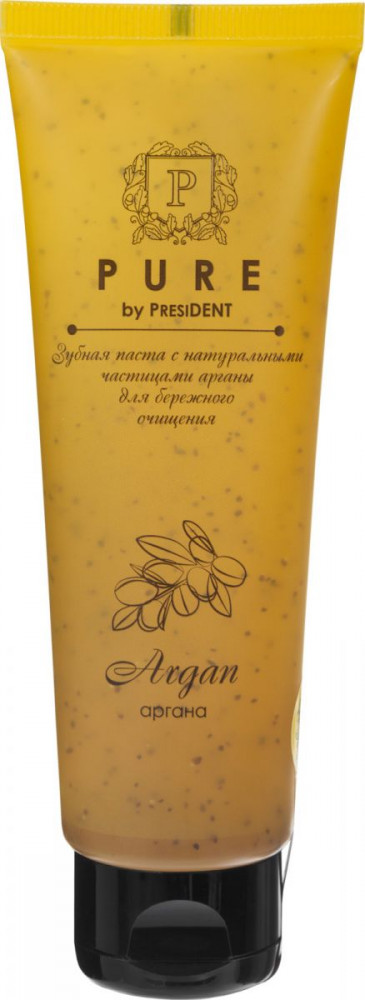Зубная паста с натуральными частицами арганы | Pure | President