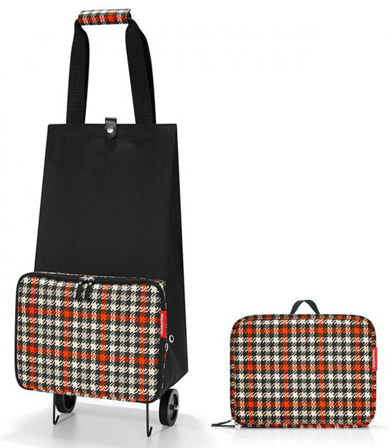 Сумка на колесиках «Foldabletrolley» | Glencheck red | Reisenthel