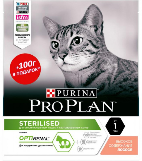 Корм для стерилизованных кошек и кастрированных котов