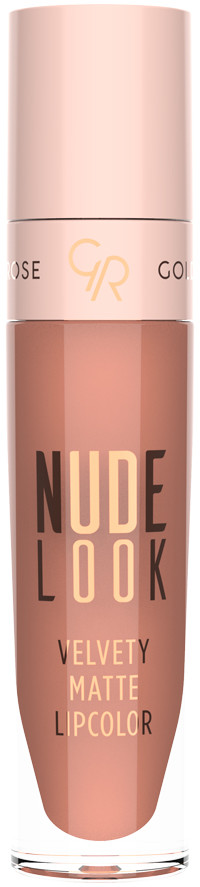 Помада для губ жидкая матовая «Velvety Matte Lipcolor», тон 02 Peachy Nude | Nude Look | Golden Rose