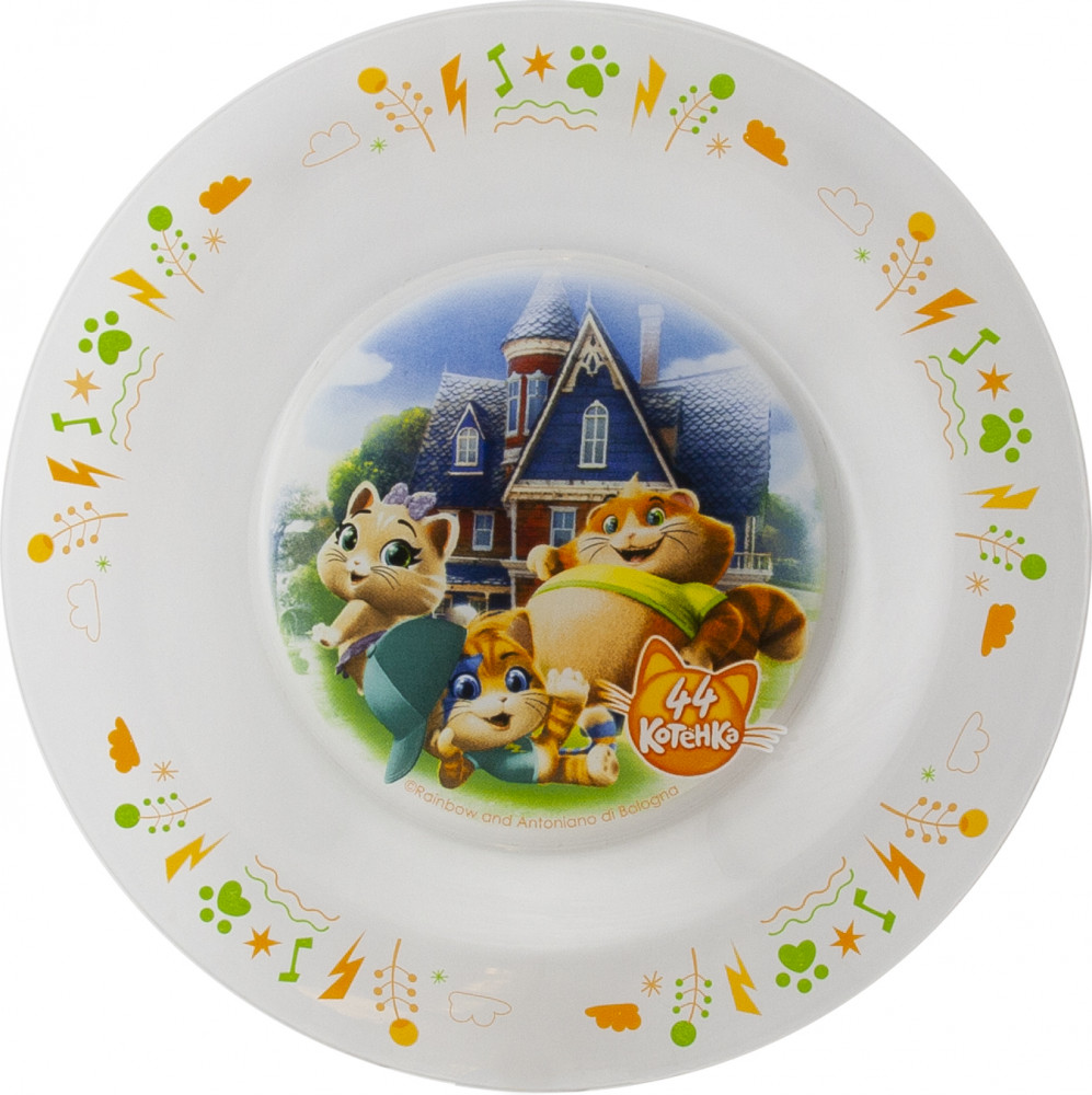 Тарелка «44 котёнка» | 44 котёнка | ND Play