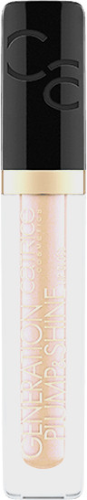 Блеск для губ с эффектом объема, тон 090 Golden Zircon | Generation Plump & Shine | Catrice