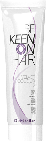 Крем-краска для волос без аммиака 6.7 какао | Velvet colour | Keen