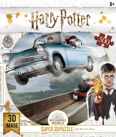 3D пазл «Летающая машина»