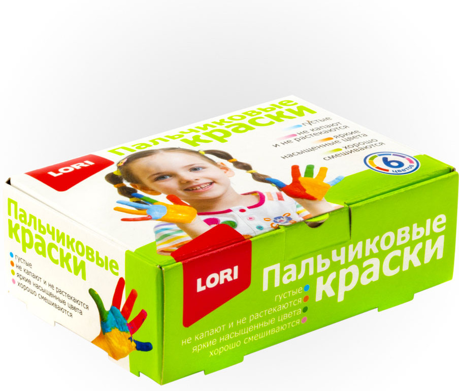 Краски пальчиковые | Классика | Lori
