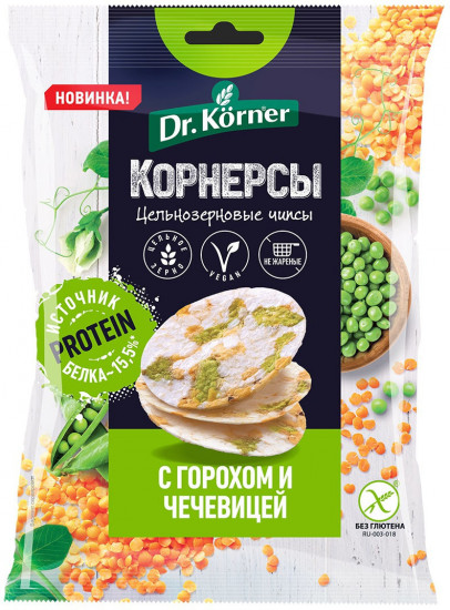 Чипсы цельнозерновые кукурузно-рисовые