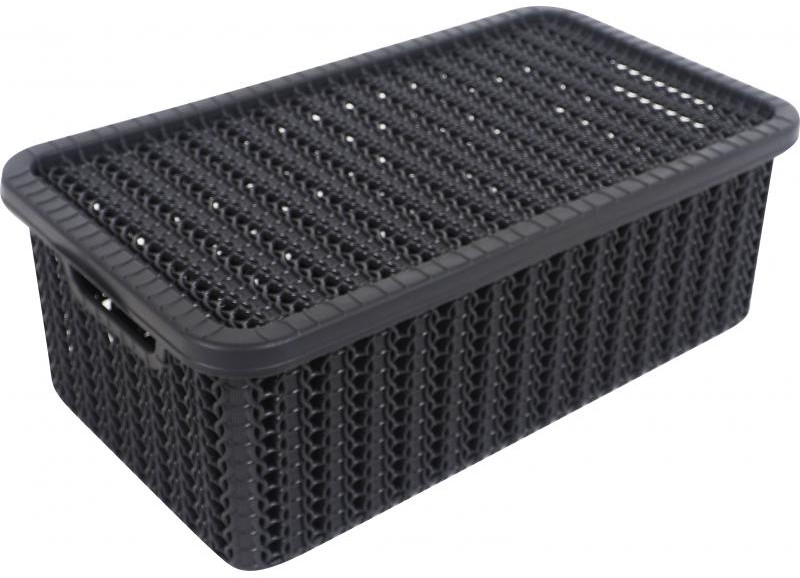 Корзинка с крышкой | Вязание | IDEA