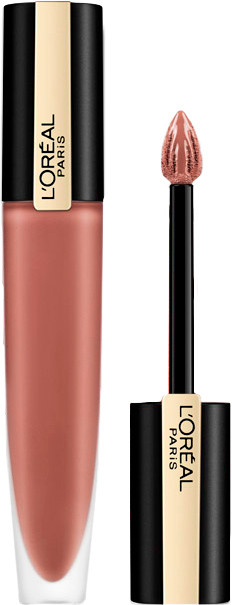 Помада для губ жидкая «Rouge Signature», тон 201 Stupefy | Rouge Signature | L'Oreal Paris