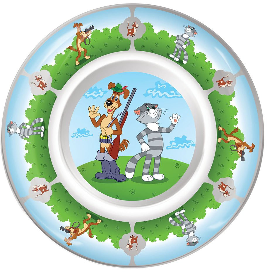 Тарелка малая «Простоквашино» | Союзмультфильм | PrioritY