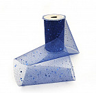 Лента декоративная «Синее конфетти»