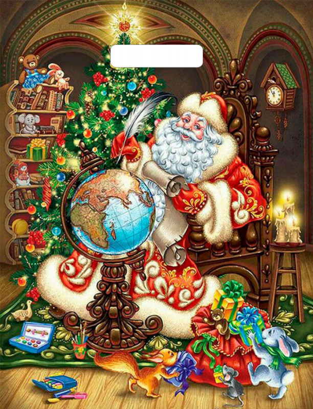 Пакет подарочный «Новогодние наказы» | Новогоднее ассорти | ТикоПластик