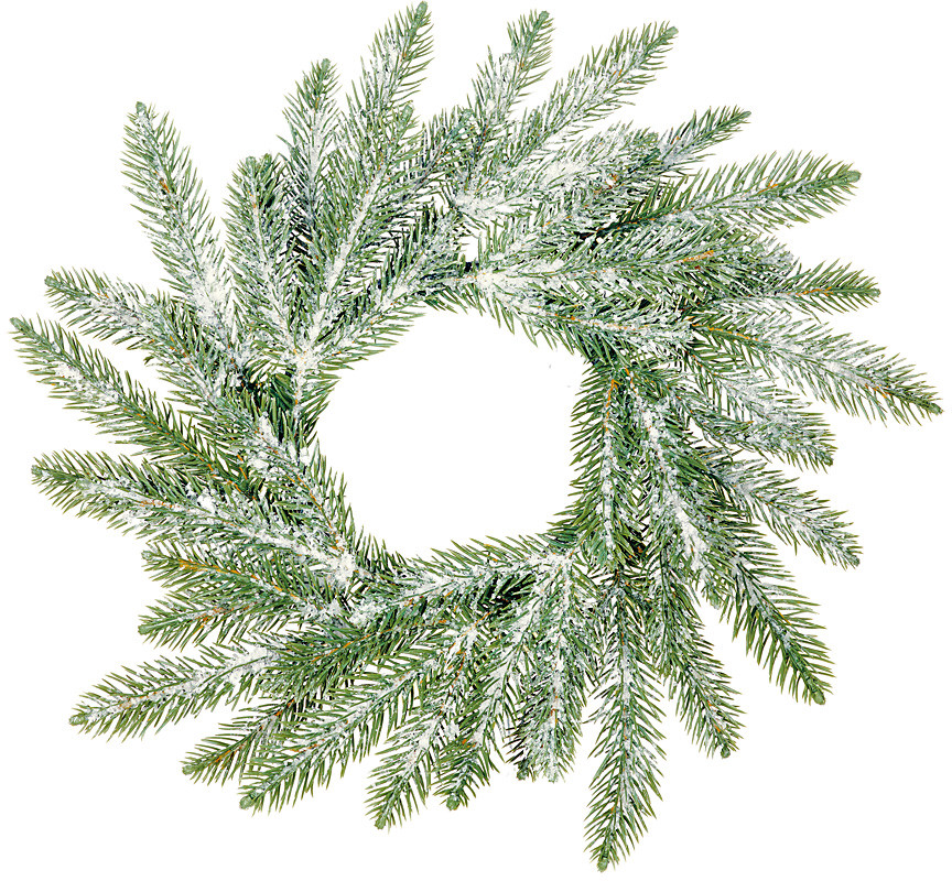 Венок хвойный заснеженный | Чемберлен | Black Box