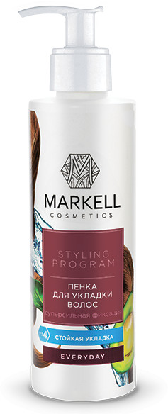Пенка для волос суперсильной фиксации | Everyday | Markell