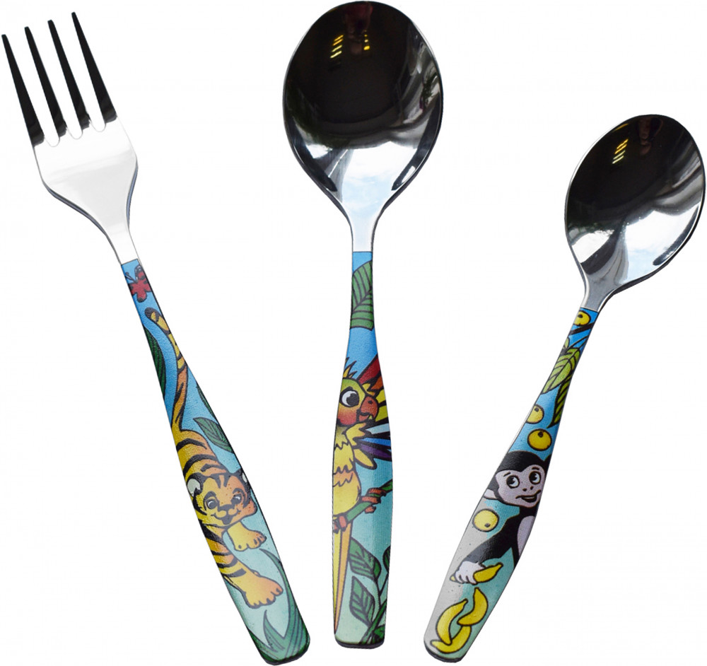Набор детских столовых приборов «Джунгли» | Джунгли | Нытва