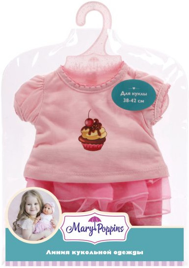 Одежда для кукол «Футболка и штанишки» | Mary Poppins