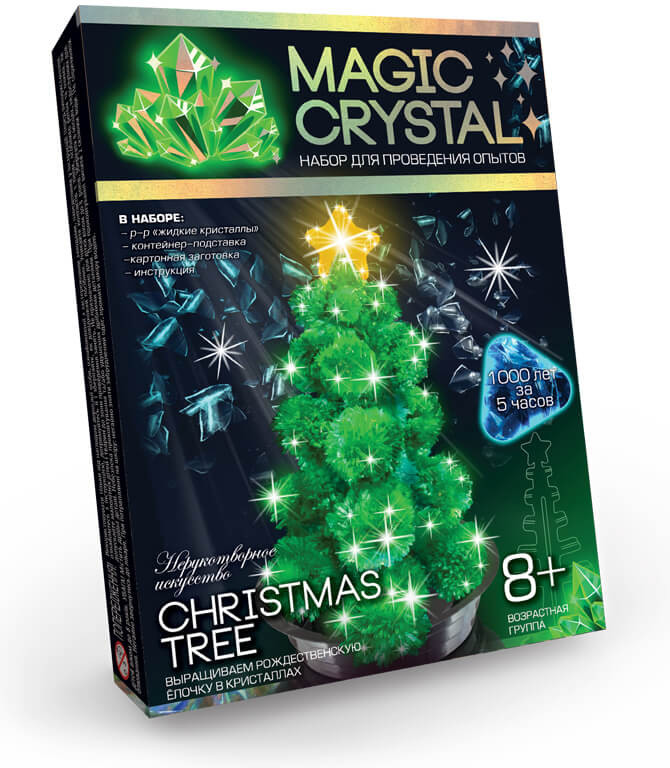 Набор для проведения опытов «Рождественская Ёлка» | Magic Crystal | Danko Toys