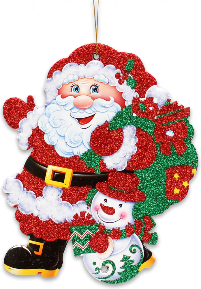 Набор подвесок «Санта и Снеговик» | Miland