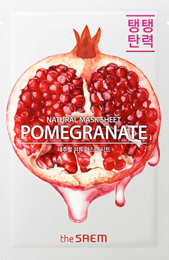 Маска для лица тканевая с экстрактом граната | The Saem