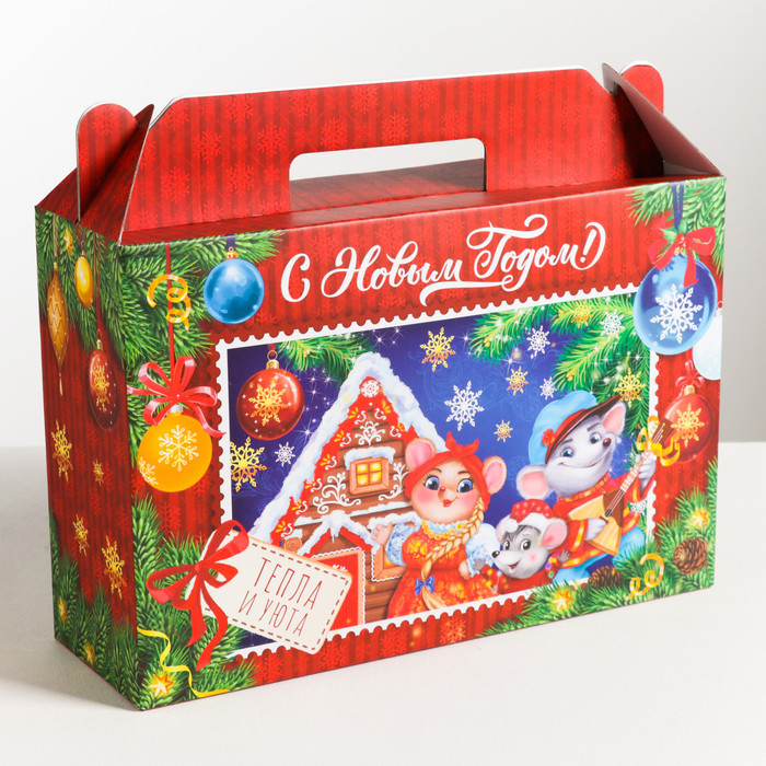 Коробка складная «Радости!» | Новый год | Дарите Счастье