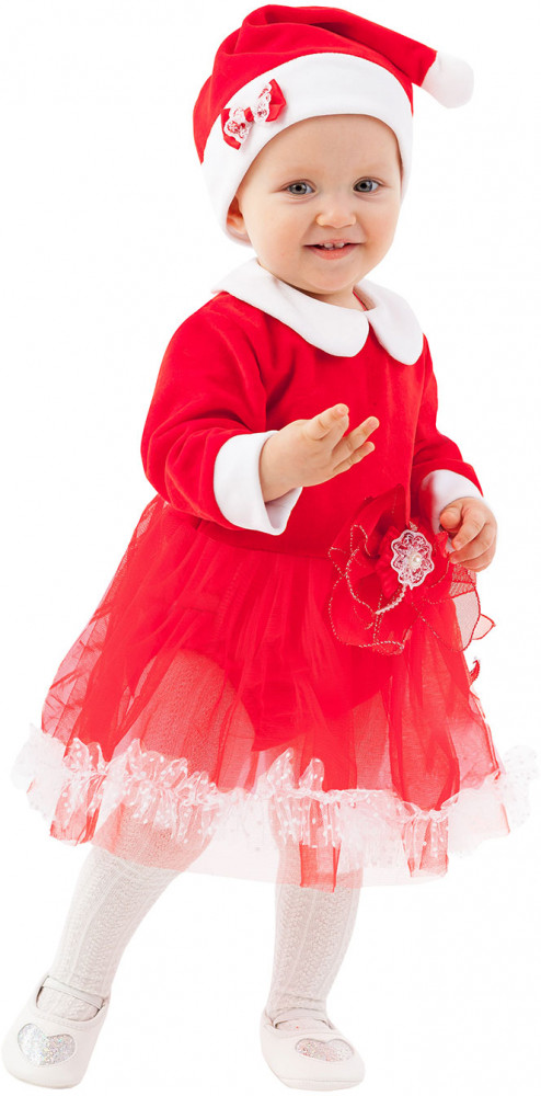 Костюм карнавальный для девочек «Мисс Санта» | Ладушки-Игрушки | Пуговка