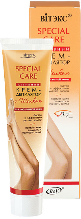 Крем-депилятор c шелком | Special Care | Вiтэкс