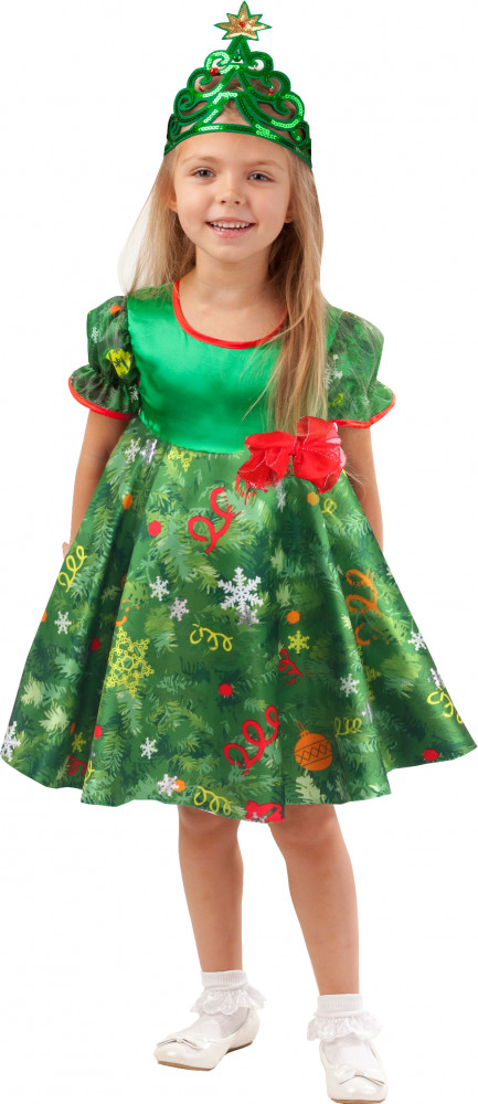 Костюм карнавальный для девочек «Ёлочка» | Русские сказки | Пуговка