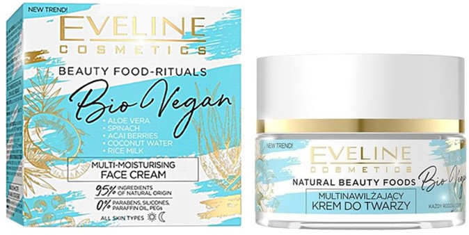 Крем для лица глубоко увлажняющий | Bio Vegan | Eveline Cosmetics